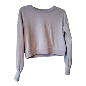 True Craft soft cropped blue‎ sweatshirt